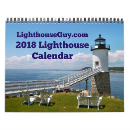 Calendario del faro de 2018 LighthouseGuy.com