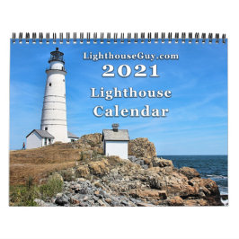 Calendario del faro de 2021 LighthouseGuy.com
