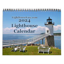Calendario del faro de 2024 LighthouseGuy.com