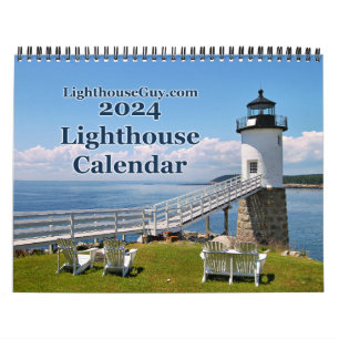 Calendario del faro de 2024 LighthouseGuy.com