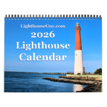 Calendario del faro de 2026 LighthouseGuy.com