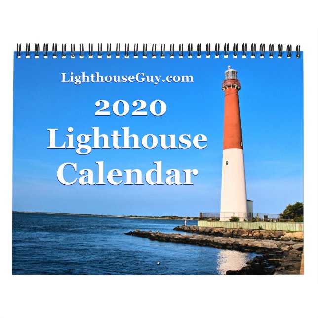Calendario del faro de LighthouseGuy.com 2020 (Tapa)