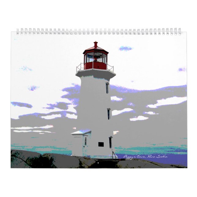 Calendario del faro de Nueva Escocia de la (Tapa)