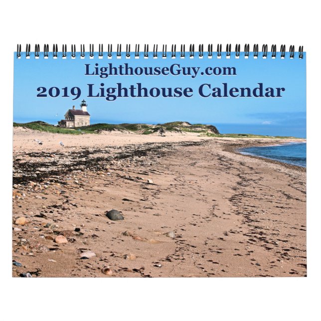 Calendario del faro LighthouseGuy.com 2019 (Tapa)