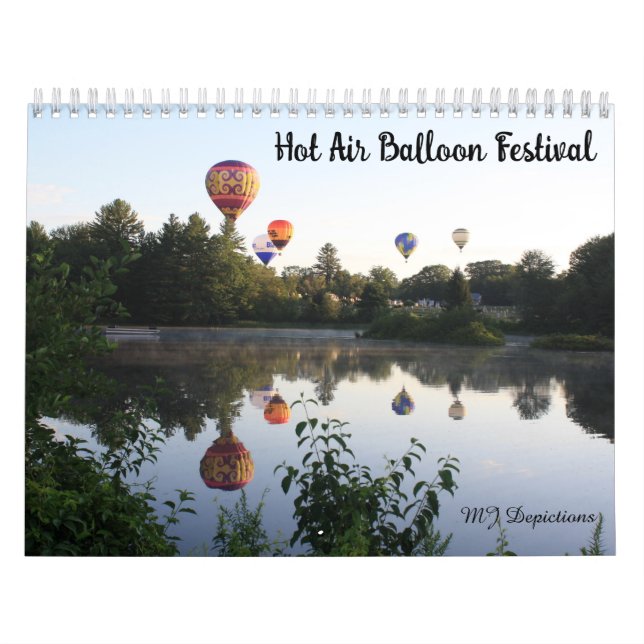 Calendario del Festival de Globos de Aire Caliente (Tapa)