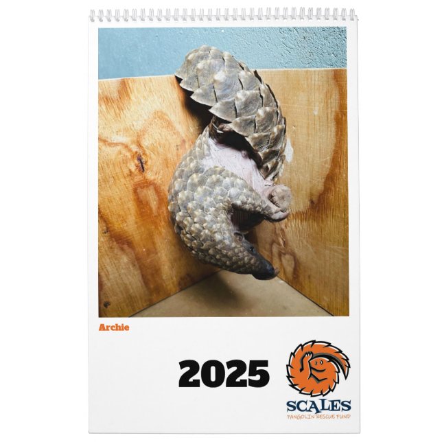 Calendario del Fondo de Rescate de Pangolin 2025 (Tapa)