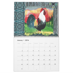 Calendario del gallo 2016