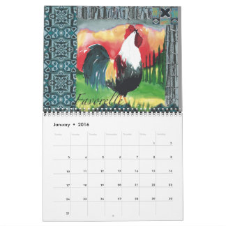 Calendario del gallo 2016