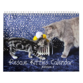 Calendario del gato de rescate - Edición 4