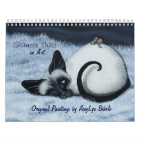 Calendario del gato siamés por BihRle