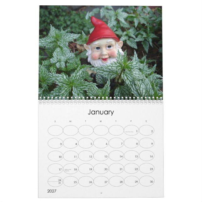 Calendario del gnomo (Jan 2027)