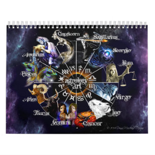 Calendario del gráfico del zodiaco