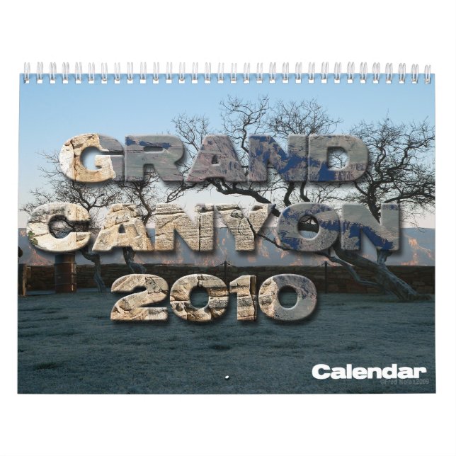 Calendario del Gran Cañón 2010 (Tapa)