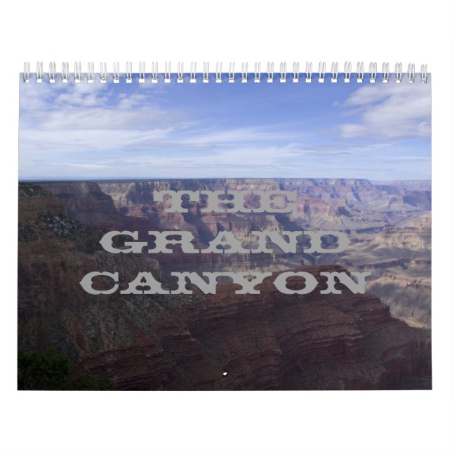 Calendario del Gran Cañón 2015 (Tapa)