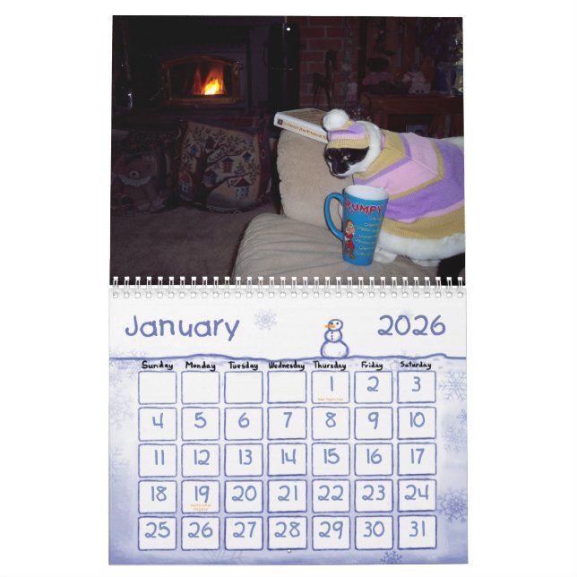 CALENDARIO DEL HUMOR DEL CAT (Jan 2026)