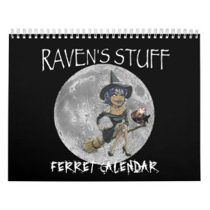 calendario del hurón de la materia de los cuervos