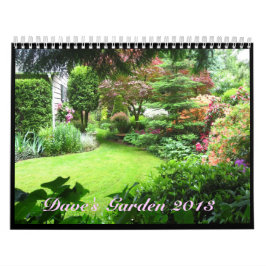Calendario del jardín 2013 de Dave