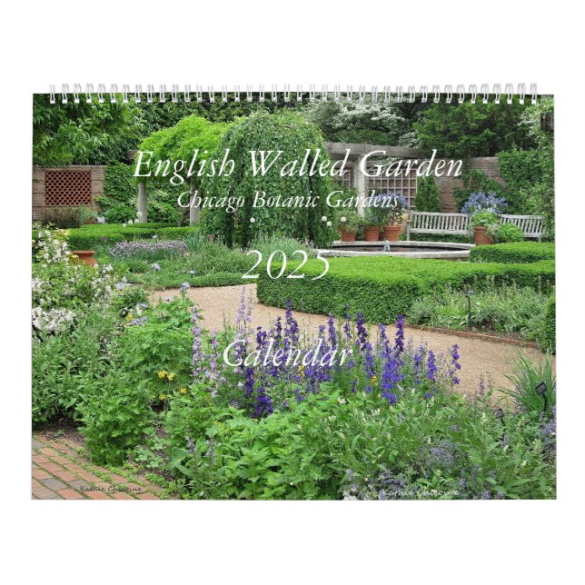 Calendario del Jardín de las Amuralladas de Inglat (Tapa)