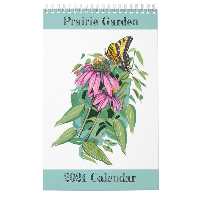 Calendario del Jardín de las Prairie 2024 (Tapa)