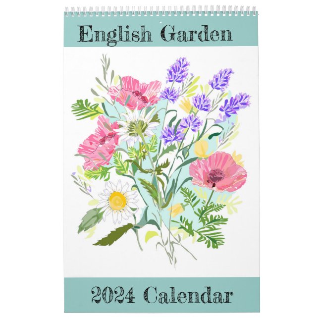 Calendario del Jardín Inglés 2024 (Tapa)