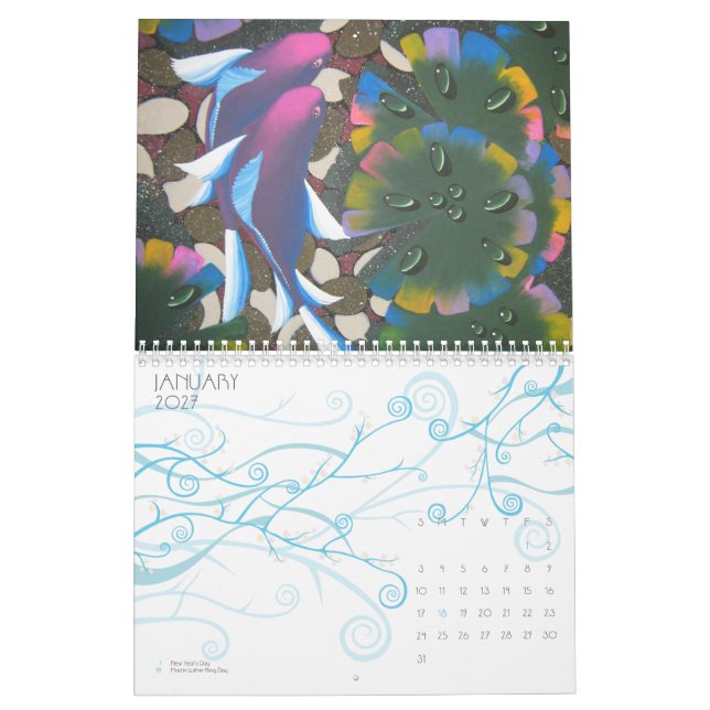 calendario del koi (Jan 2027)