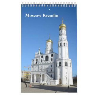 Calendario del Kremlin de Moscú de 12 meses