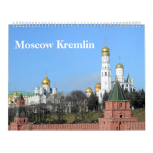 Calendario del Kremlin de Moscú de 12 meses