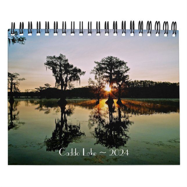 Calendario del lago Caddo - 2024 (Tapa)