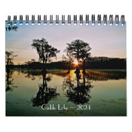 Calendario del lago Caddo - 2024