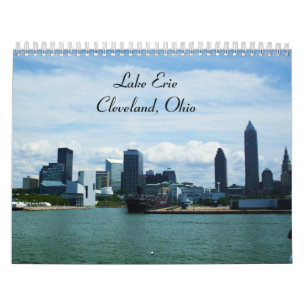 Calendario del LAGO ERIE, CLEVELAND, OHIO