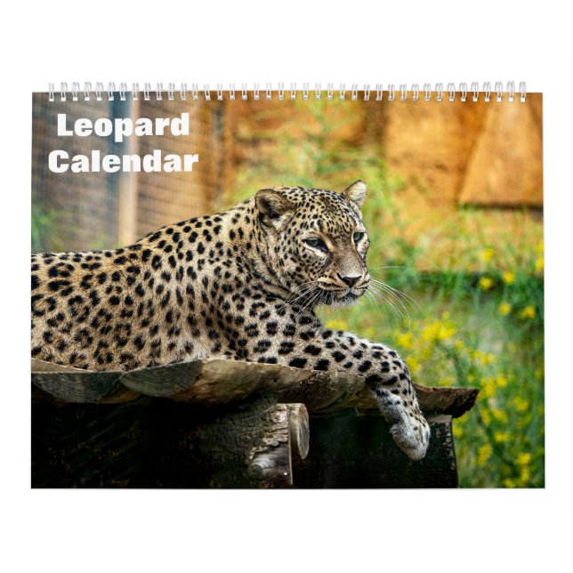 Calendario del leopardo 2027 (Tapa)