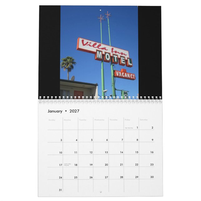 Calendario del motel (Jan 2027)