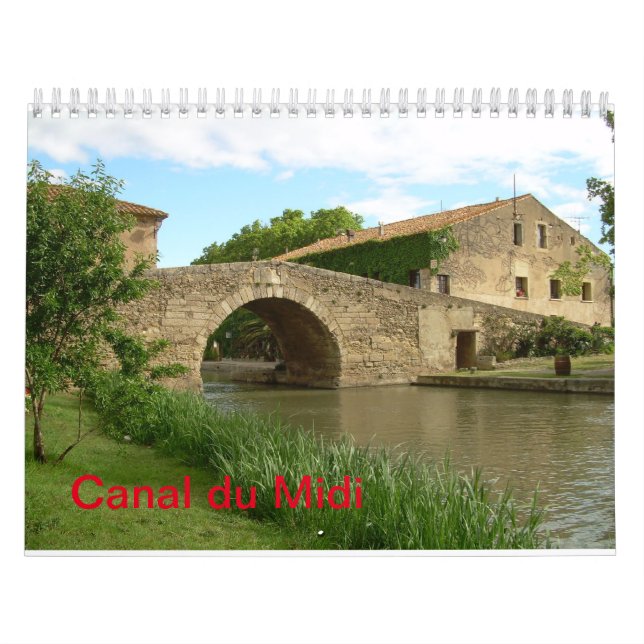 Calendario del Muro Canal du Midi (Tapa)