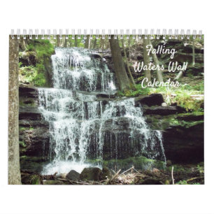 Calendario del muro de aguas caídas