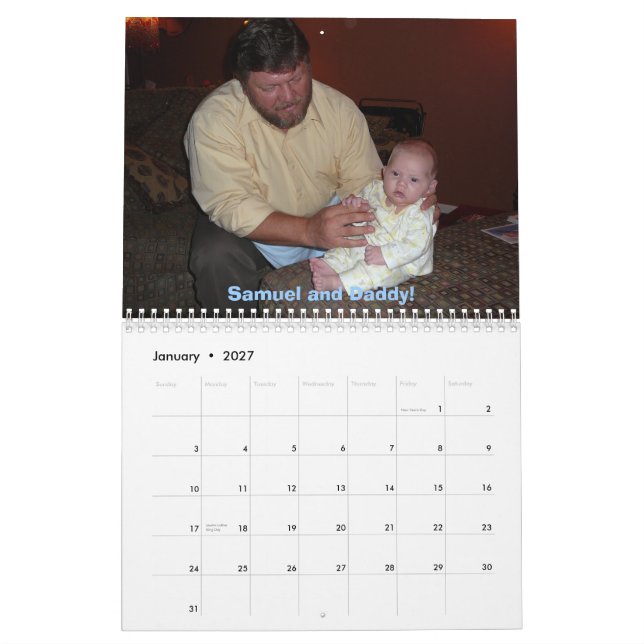 Calendario del navidad 2006 (Jan 2027)