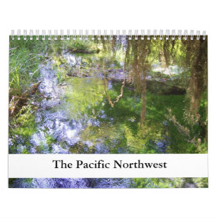 Calendario del noroeste pacífico de la fotografí