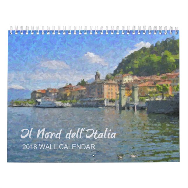 Calendario del Norte de Italia, 2018 (Tapa)