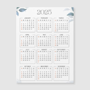 calendario del nuevo año 2025