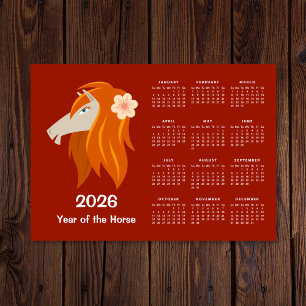 Calendario del Nuevo Año Lunar del Año Zodiaco Chi