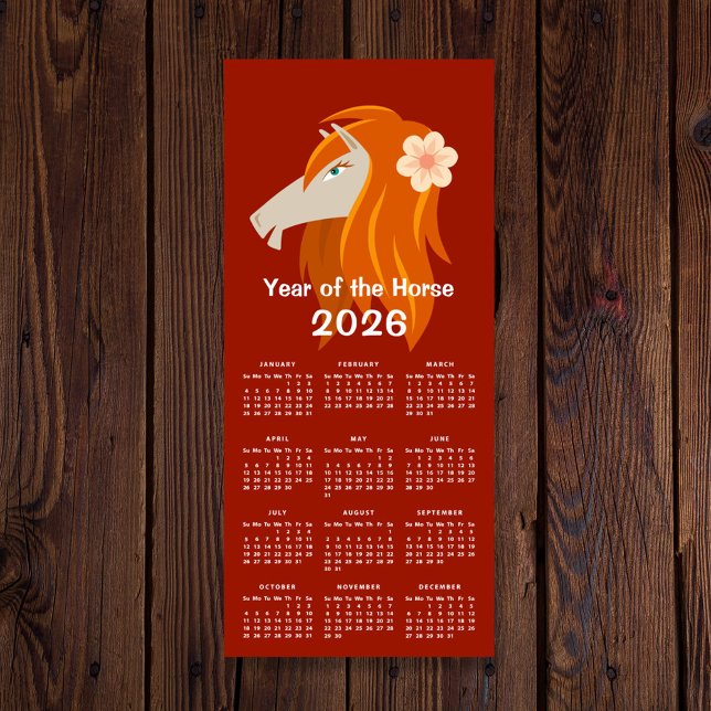 Calendario del Nuevo Año Lunar del Año Zodiaco Chi (Subido por el creador)