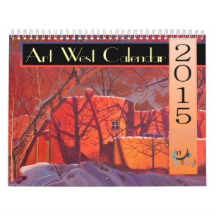 Calendario del oeste 2015 del arte ENORME