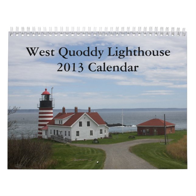 Calendario del oeste del faro de Quoddy (Tapa)