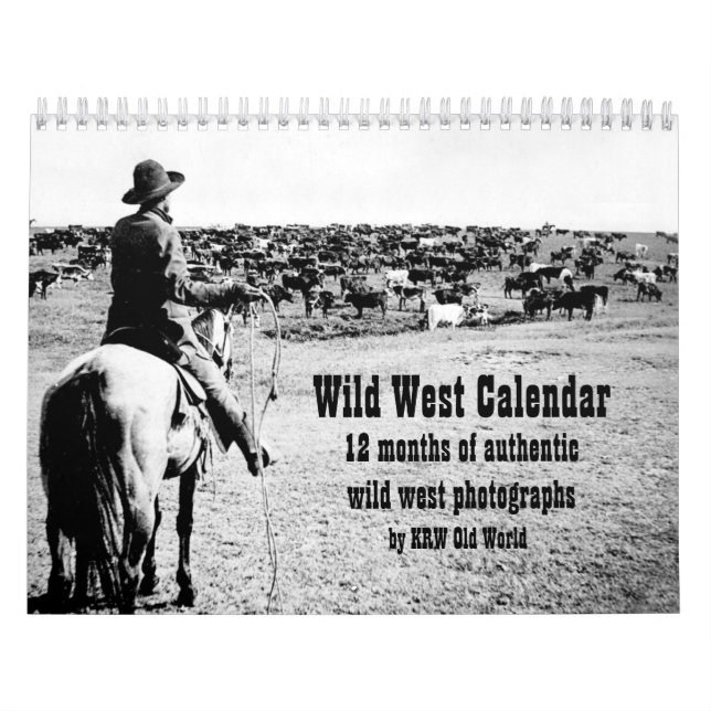 Calendario del oeste salvaje 2009 de la fotografía (Tapa)