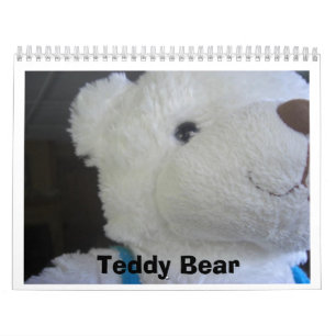 Calendario del oso de peluche