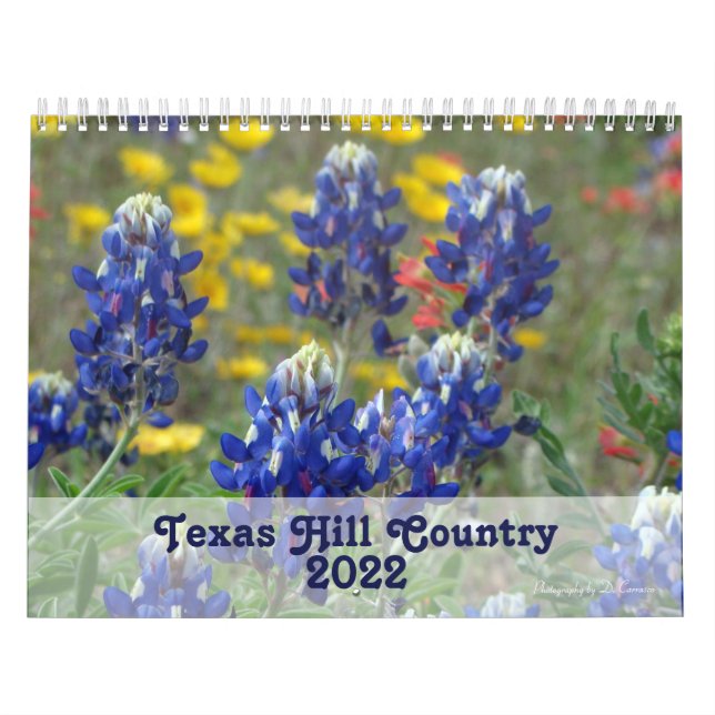 Calendario del País de las Colinas de Texas (Tapa)