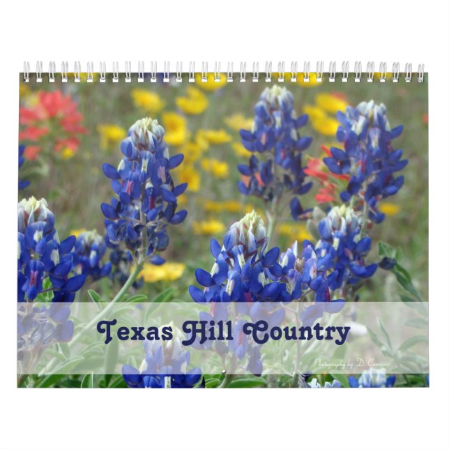 Calendario del País de las Colinas de Texas (Tapa)