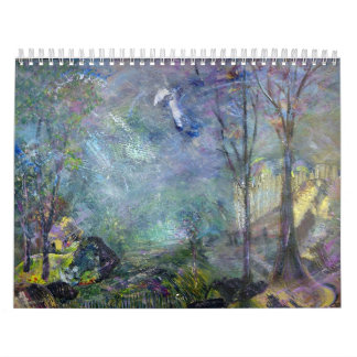 Calendario del paisaje 2013 del arte original por