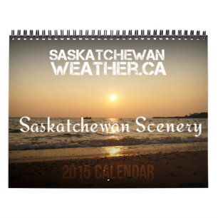 Calendario del paisaje 2015 de Saskatchewan