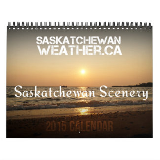 Calendario del paisaje 2015 de Saskatchewan