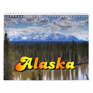 Calendario del paisaje de Alaska